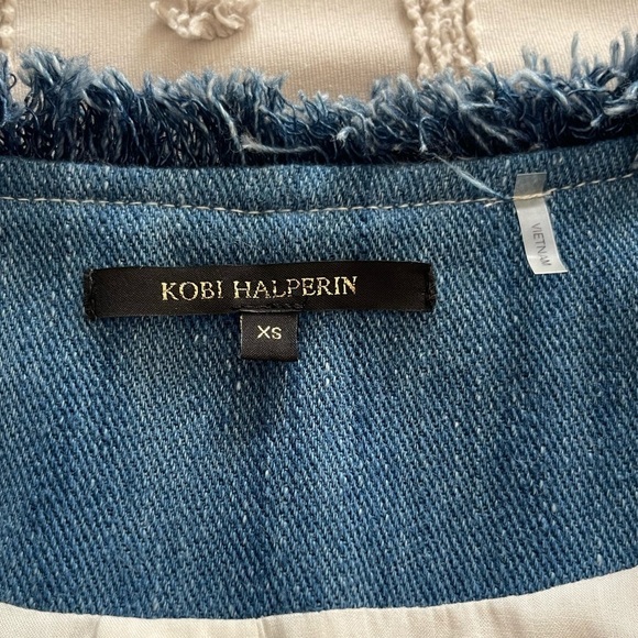 Kobi Halperin Denim Blazer Jacket Blue Size XS - Picture 6 of 7